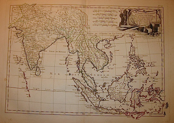 Bonne Rigobert Les Indes Orientales et leur archipel... 1762 Parigi 